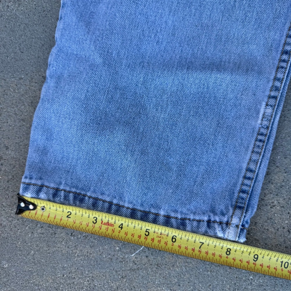 Levi's 550 Relaxed Fit Light Wash Denim Jeans Mens 38x32 Vintage Distressed - Picture 5 of 11